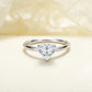 LOVE - Adjustable Moissanite Ring